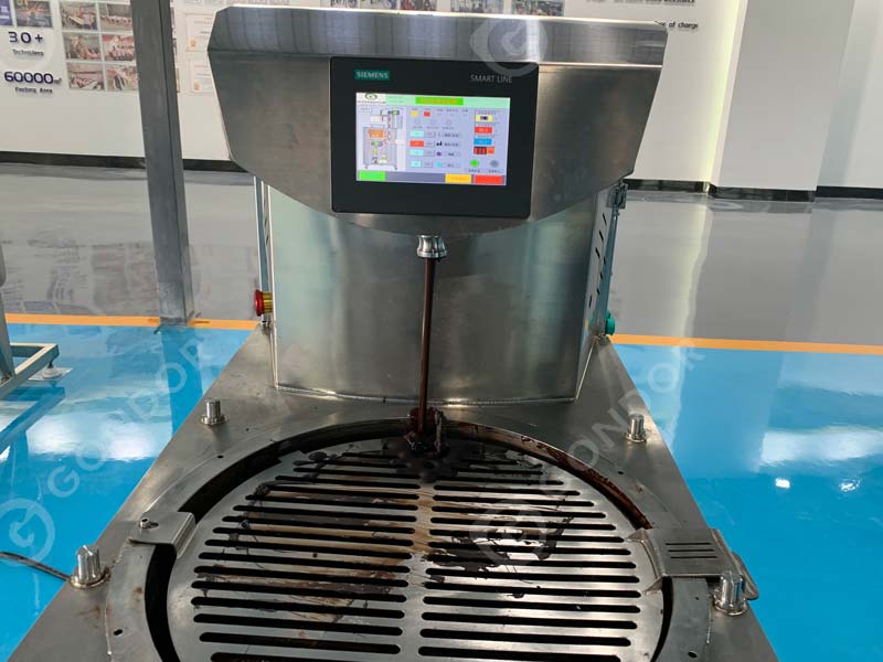 立式巧克力调温机细节