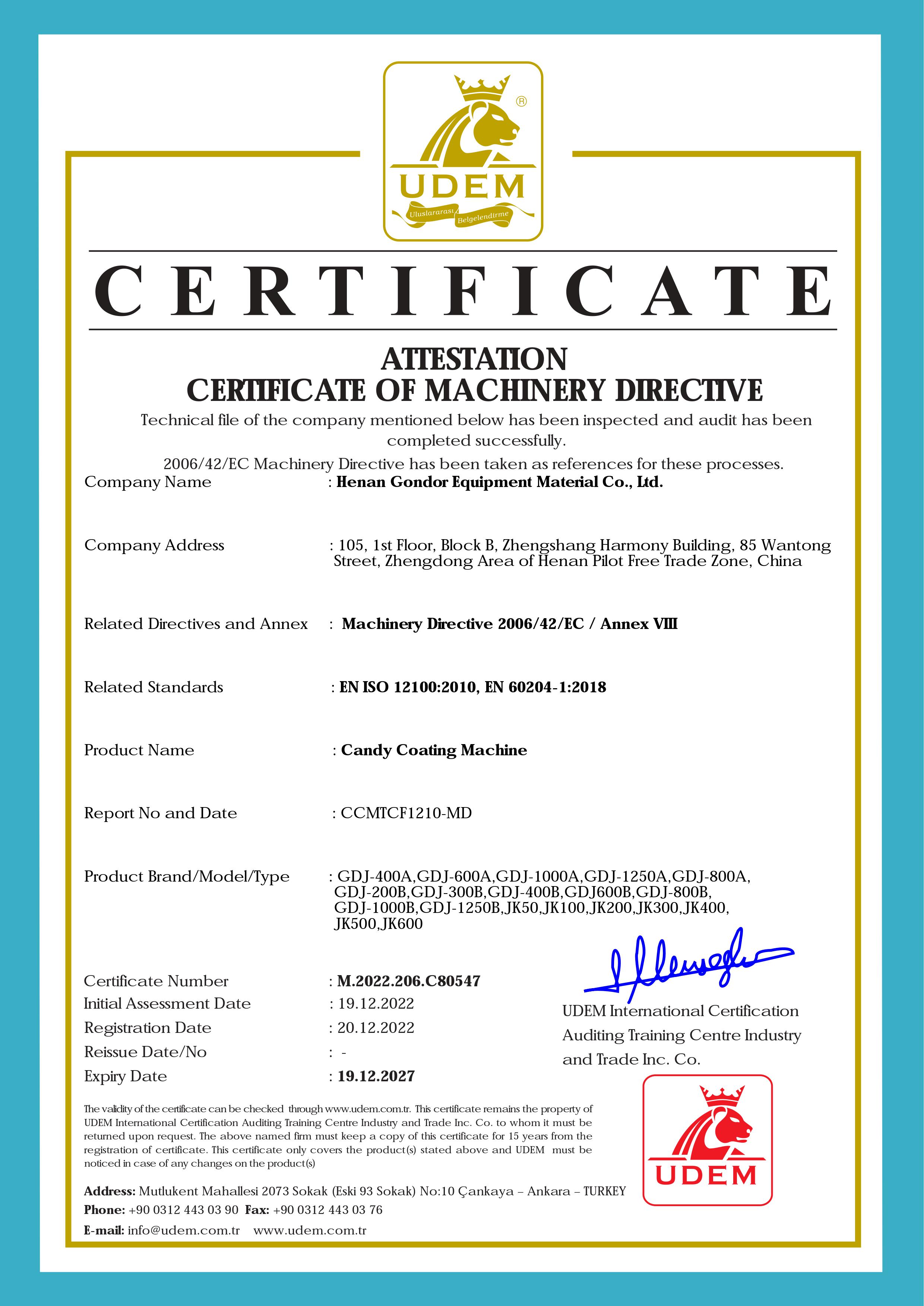 CE-Candy Coating Machine