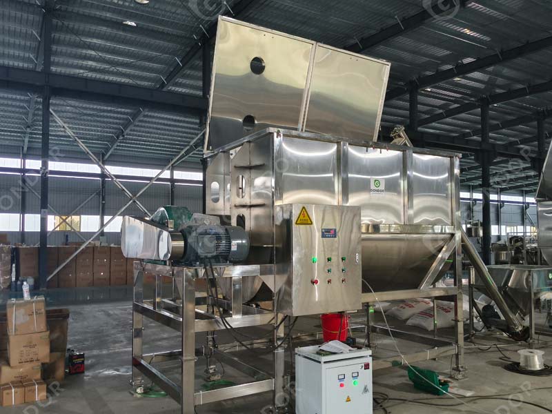 刚铎实业成功向加州交付 3200L 卧式混合机订单
