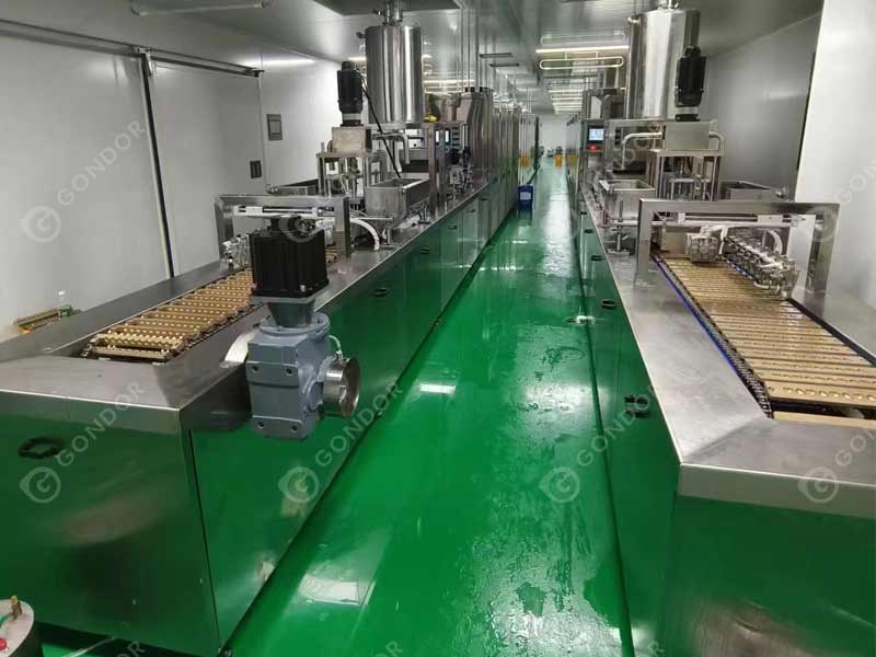 Industrial gelatin gummy candy machine